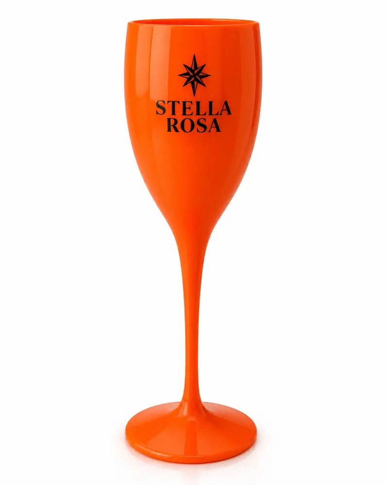Pahar Stella Rosa Plastic Orange